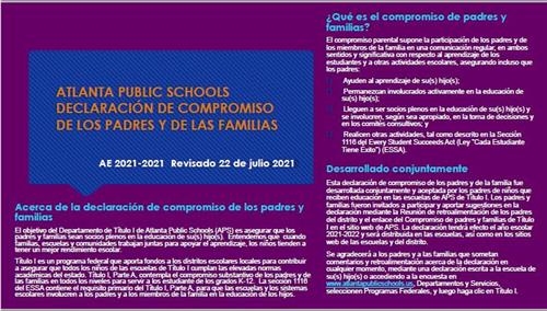 District Family Engagement_Spanish